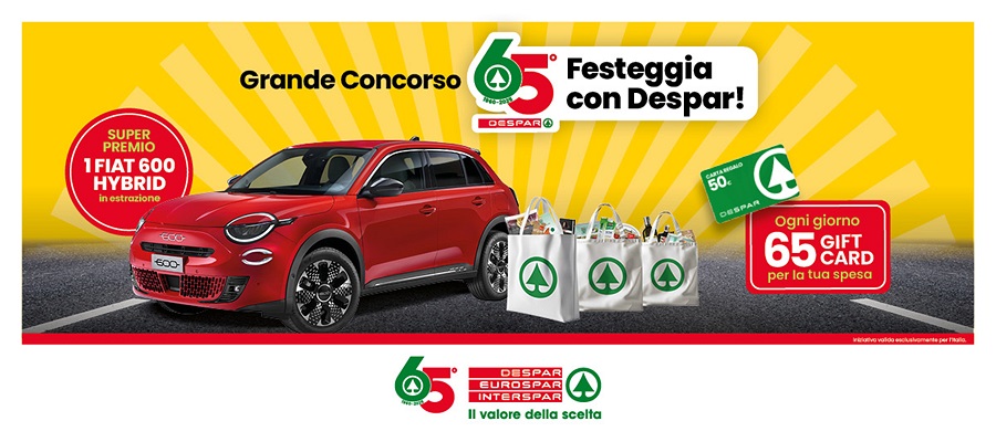 GRANDE CONCORSO FESTEGGIA CON DESPAR!